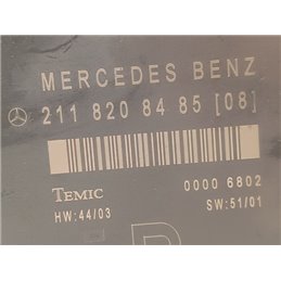 MERCEDES-BENZ E-CLASS T-Model (S211) Jobb első Ajtó Vezérlőegység