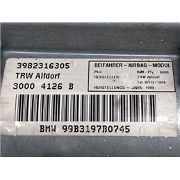 BMW 5 (E39) Utasoldali Légzsák