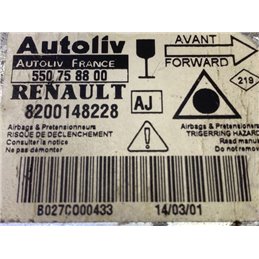 RENAULT LAGUNA II (BG0/1_) Légzsák Elektronika