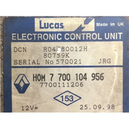 RENAULT CLIO II (BB0/1/2_, CB0/1/2_) Motorvezérlő