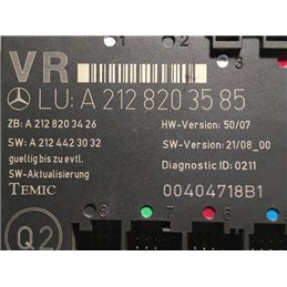 MERCEDES-BENZ C-CLASS (W204) Jobb első Ajtó Vezérlőegység