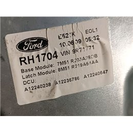 FORD KUGA I Jobb első Ablakemelő Szerkezet (Elektromos)