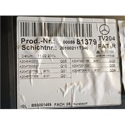 MERCEDES-BENZ C-CLASS (W204) Jobb első Ajtó Kárpit