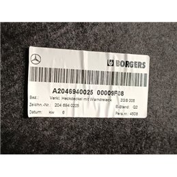 MERCEDES-BENZ C-CLASS (W204) Csomagtérajtó Kárpit