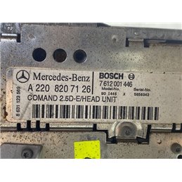 MERCEDES-BENZ S-CLASS (W220) Rádió / CD