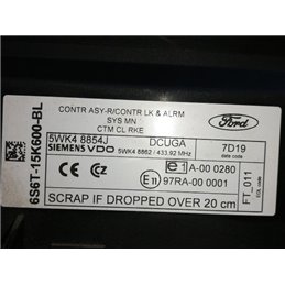 FORD FIESTA V Komfort Elektronika