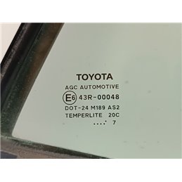 TOYOTA AURIS Jobb hátsó Fixüveg (Ajtóban)