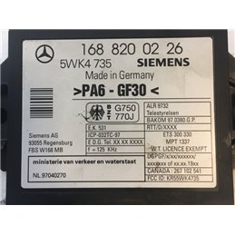 MERCEDES-BENZ A-CLASS Immobilizer Elektronika