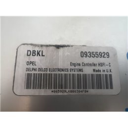 OPEL ASTRA G Kombi (F35_) Motorvezérlő
