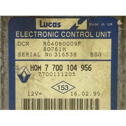 RENAULT CLIO II Motorvezérlő