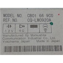 MAZDA PREMACY Rádió / CD