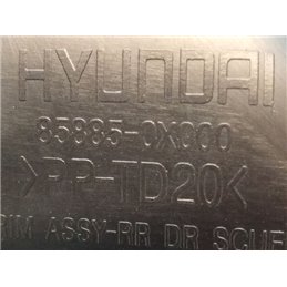 HYUNDAI i10 Jobb hátsó Belső Küszöb Burkolat