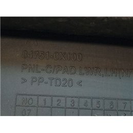 HYUNDAI i10 Bal Alsó Műszerfal Burkolat