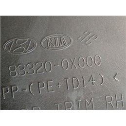 HYUNDAI i10 Jobb hátsó Ajtó Kárpit