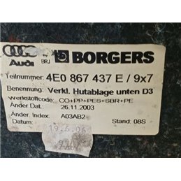 AUDI A8 Csomagtér Kárpit