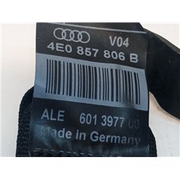 AUDI A8 Jobb hátsó Biztonsági Öv