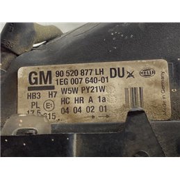 OPEL ASTRA G Bal Fényszóró