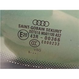 AUDI A8 Bal C Oszlop Oldalablak Üveg