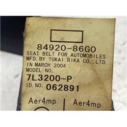 SUZUKI IGNIS II Jobb első Biztonsági Öv