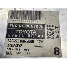 TOYOTA YARIS Motorvezérlő