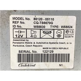 TOYOTA AVENSIS T25 Középkonzol Vezérlő Panel