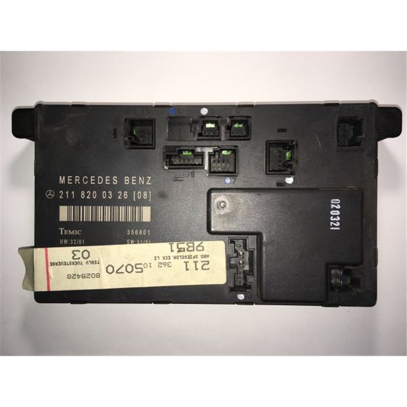 MERCEDES-BENZ E-CLASS Bal első Ajtó Vezérlőegység