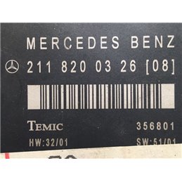 MERCEDES-BENZ E-CLASS Bal első Ajtó Vezérlőegység