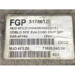 FIAT DOBLO Motorvezérlő