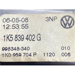 VW JETTA Jobb hátsó Ablakemelő Motor