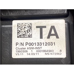 OPEL CORSA D Kilométeróra