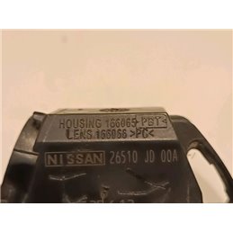 NISSAN QASHQAI Bal Rendszámtábla Világítás