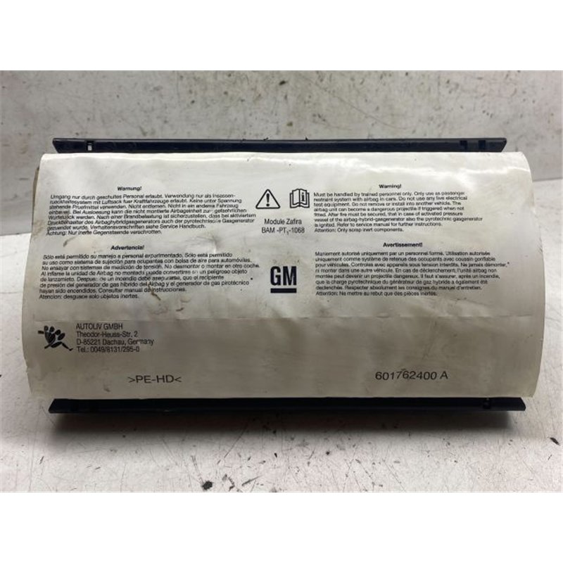 OPEL ZAFIRA B Utasoldali Légzsák