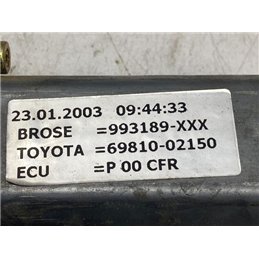TOYOTA COROLLA Jobb első Ablakemelő Szerkezet (Elektromos)