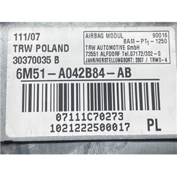 FORD FOCUS II Utasoldali Légzsák