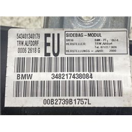 BMW 3 E46 Jobb Oldallégzsák