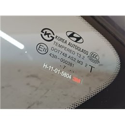 HYUNDAI I30 Bal C Oszlop Oldalablak Üveg