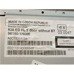 KIA CEED Rádió / CD