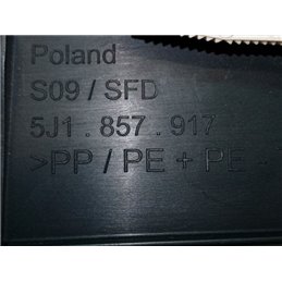 SKODA FABIA II Biztosítéktábla Fedél