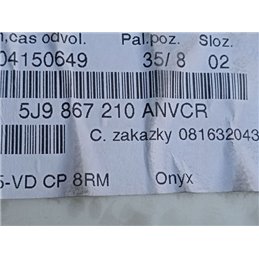 SKODA FABIA II Jobb hátsó Ajtó Kárpit