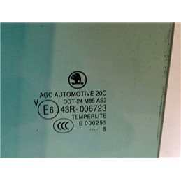 SKODA FABIA II Bal hátsó Ablak