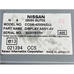 NISSAN ALMERA TINO Multifunkciós Kijelző