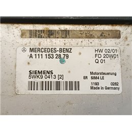 MERCEDES-BENZ SLK Motorvezérlő