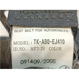 HONDA JAZZ Bal hátsó Biztonsági Öv