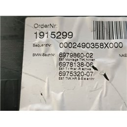 BMW 1 Jobb hátsó Ajtó Kárpit