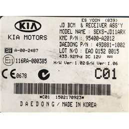 KIA CEED Központizár Elektronika