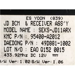 KIA CEED Központizár Elektronika