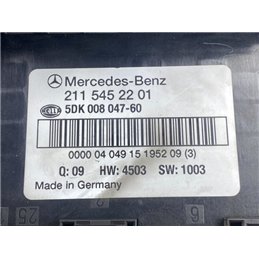 MERCEDES-BENZ E-CLASS Biztosítéktábla Doboz