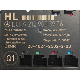 MERCEDES-BENZ GLK-CLASS Bal hátsó Ajtó Vezérlőegység