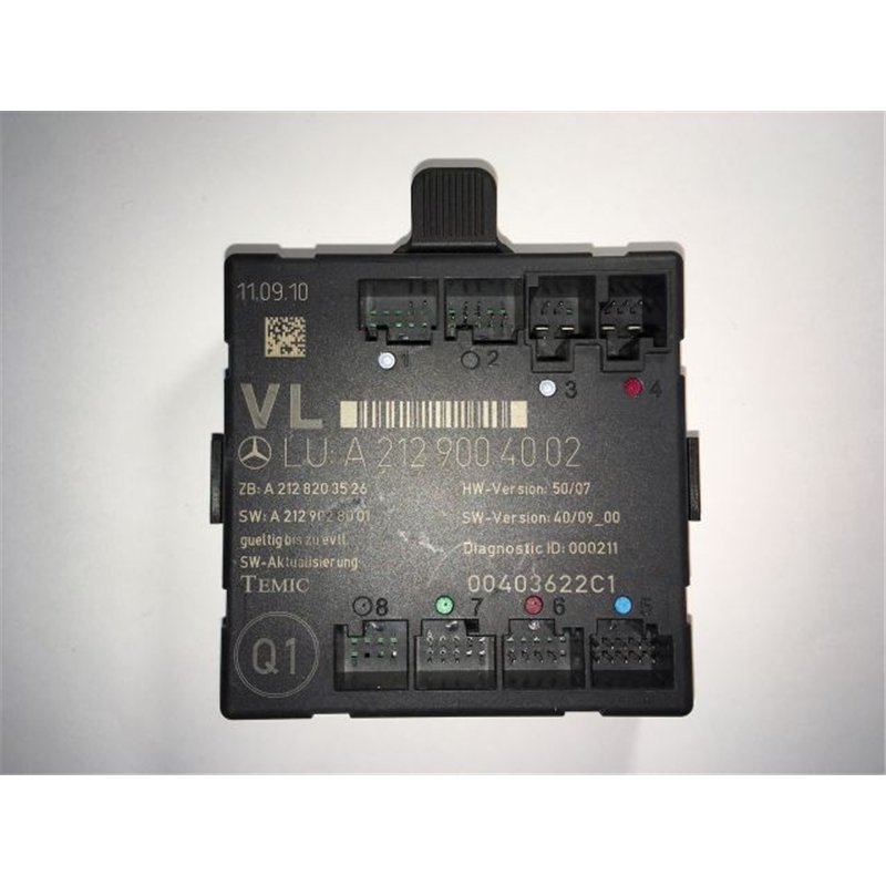 MERCEDES-BENZ E-CLASS Bal első Ajtó Vezérlőegység