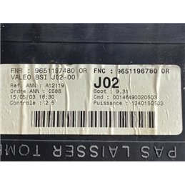 PEUGEOT 307 Biztosítéktábla Doboz